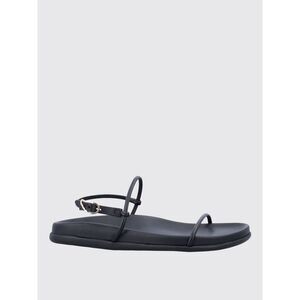 Ancient Greek Flat Sandal Woman Black